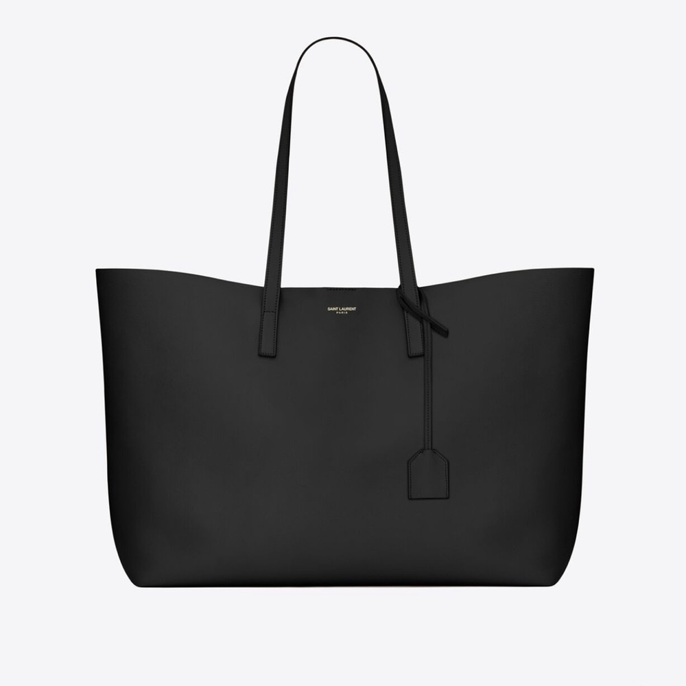 SAINT LAURENT SHOPPING TOTE IN SUPPLE LEATHER